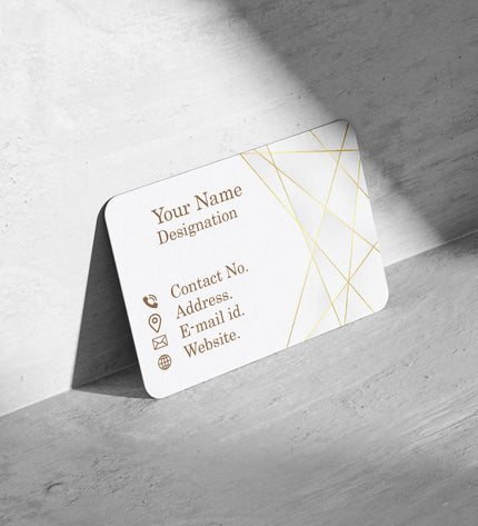 Classic round corner bussines card