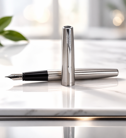 Parker Frontier Steel Fountain Pen CT