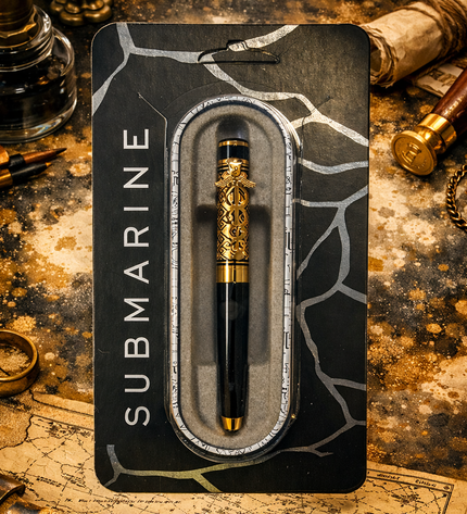 Submarine Doctor Golden Clip-Roller Pen