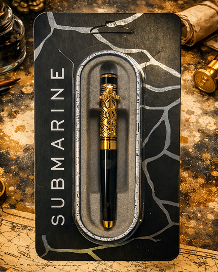 Submarine Doctor Golden Clip-Roller Pen