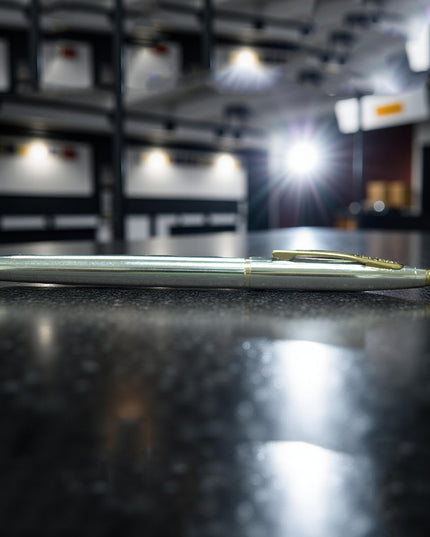 Kriss White Gold Roller Pen