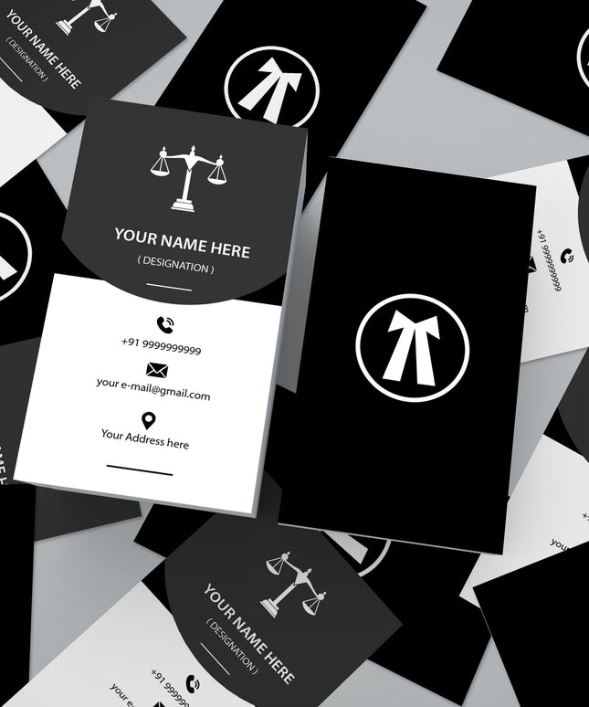 Vertical Business Card Front-Back