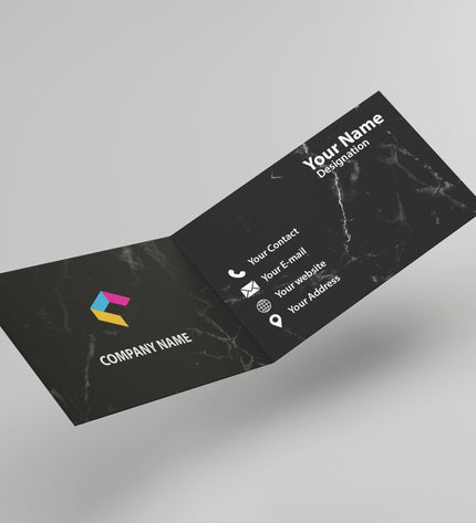 Folded Business Card