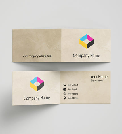 Folded Business card -Design