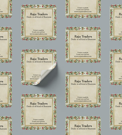 Square Sticker Singles