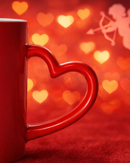 Red Heart Magic Mug