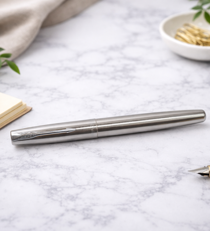 Parker Frontier Steel Fountain Pen CT