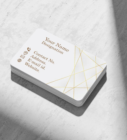 Classic round corner bussines card