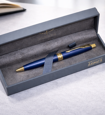 Parker Aster Premium Matte Blue GT Ball Pen