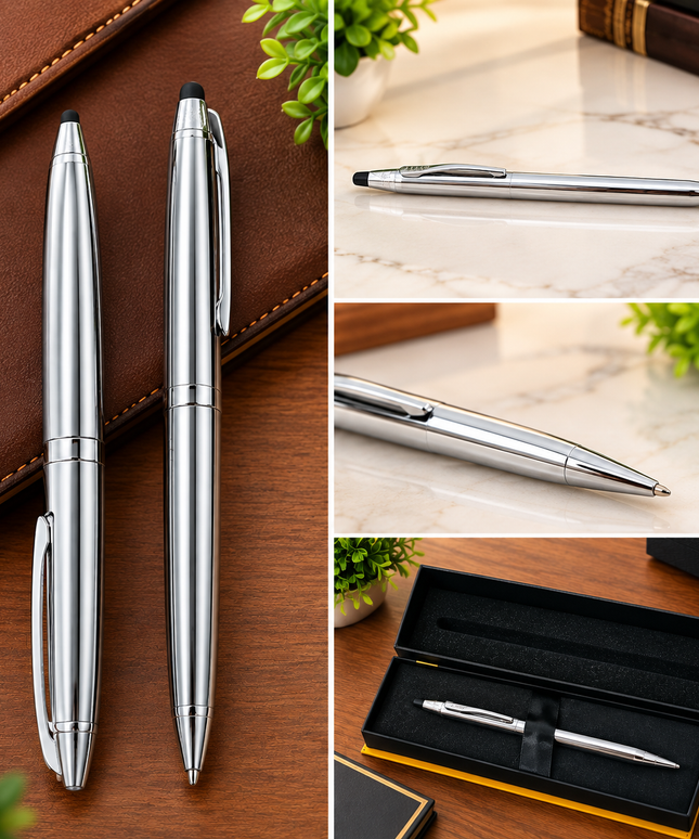 Cross Classic Century Lustrous Chrome Ball Pen