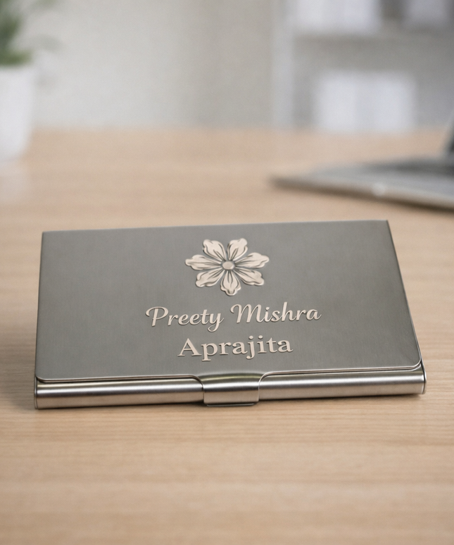 Engraved Excutive Card Holder