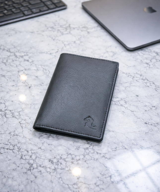 KARA WALLET CARD HOLDER -BLACK