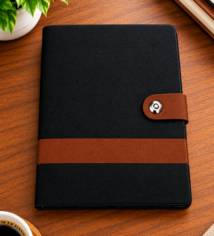 Executive Black Texture Magnetic Dairy B0920R