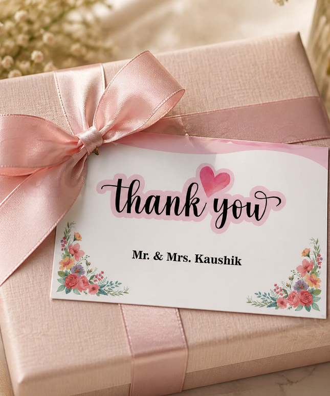 Thank you card