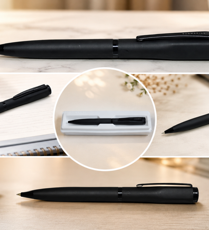 Submarine Cap Gemini Full Black Ball Pen