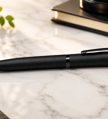 Submarine Cap Gemini Full Black Ball Pen