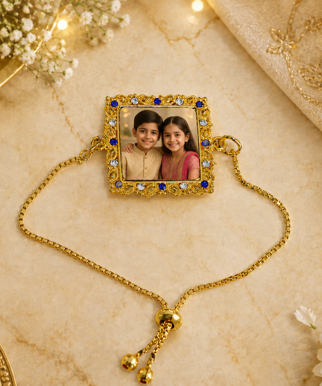Customised Bracelet Rakhi (Buy 1 get 1 free)