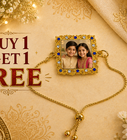Customised Bracelet Rakhi (Buy 1 get 1 free)