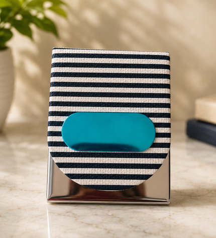 Black & White Strip Card Holder