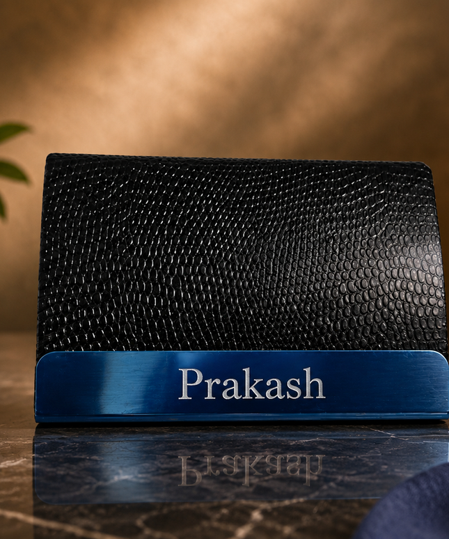 Card Holder -Black Textured