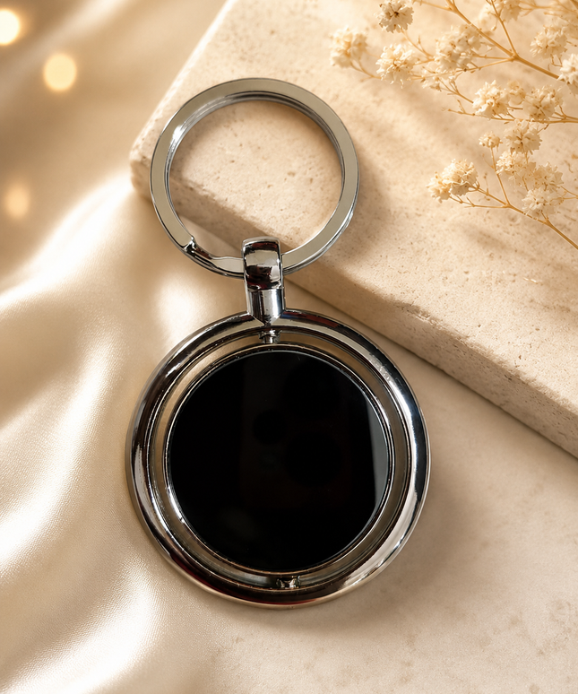 Engraved Revolving Keychain