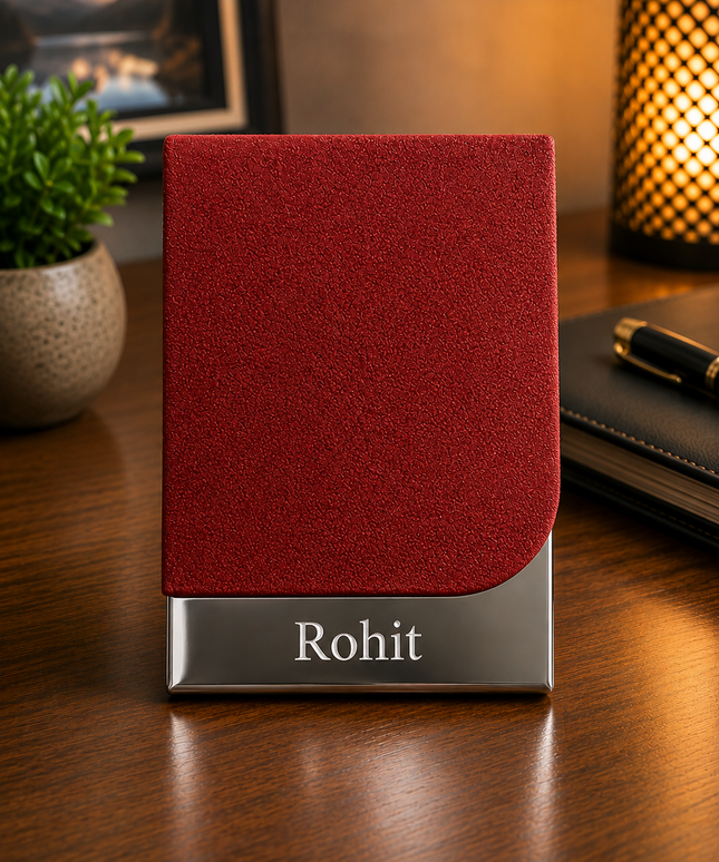 Card Holder-Brown Matte