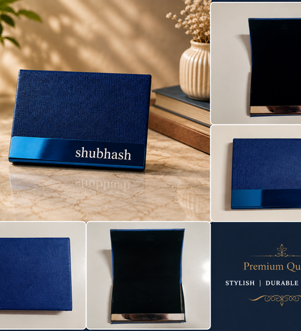 Blue card holder