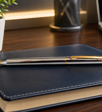 Pierre Cardin Kriss White Gold Ball Pen