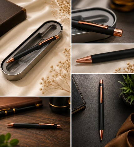 Black and Gold Metal Pen
