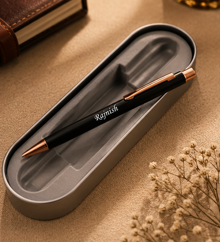 Black and Gold Metal Pen