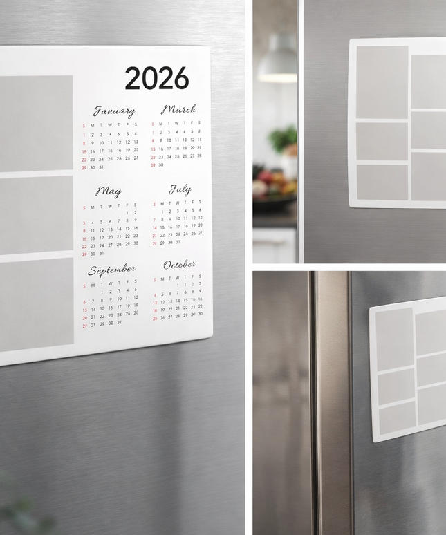 Photo Calendar Magnet Horizontal