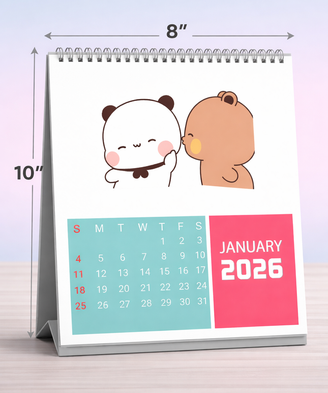 Desk Calendar 10x8