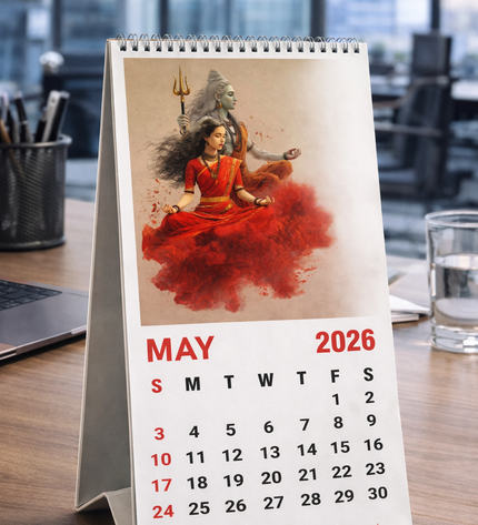 Desk Calendar 5.5x11