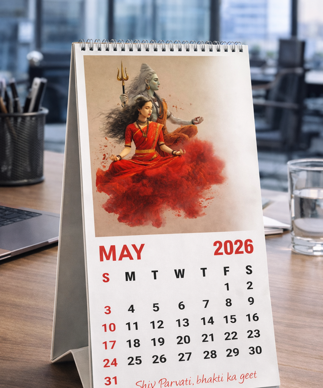 Desk Calendar 5.5x11