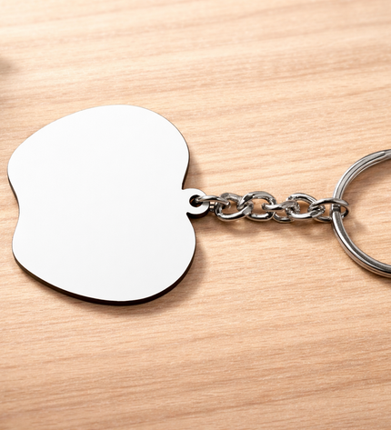 Sublimation Apple Key Chain