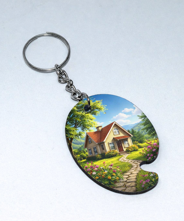 Sublimation Mango Key Chain