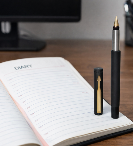 Vector Matte Black Fountain Pen GT