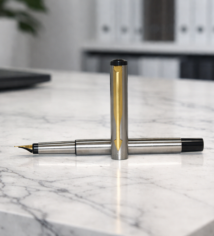 Parker Vector Stainless Steel Fountain Pen GT