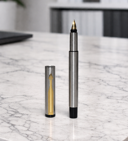 Parker Vector Stainless Steel Fountain Pen GT