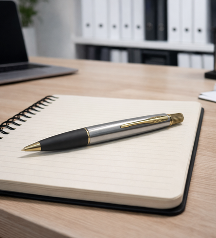Parker Frontier Stainless Steel Ball Pen GT