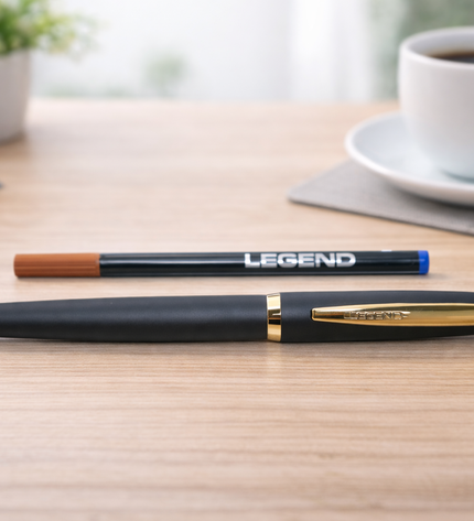 Legend Estilo Gold Clip Roller Pen