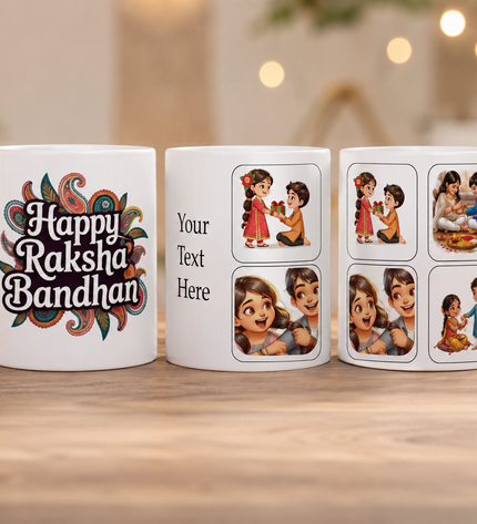 Raksha Bandhan Photo Mug-White