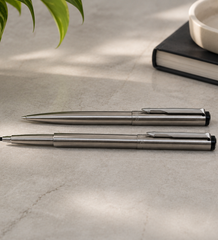 Parker Vector Stainless Steel -RB & BP Set