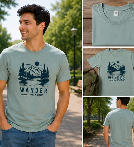 Round Neck Dry-fit Tshirt -Gray