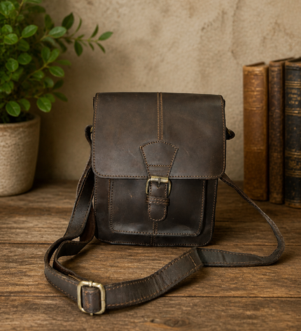 Dark Brown Cross Body Bag