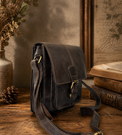 Dark Brown Cross Body Bag