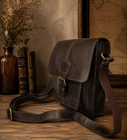 Dark Brown Cross Body Bag