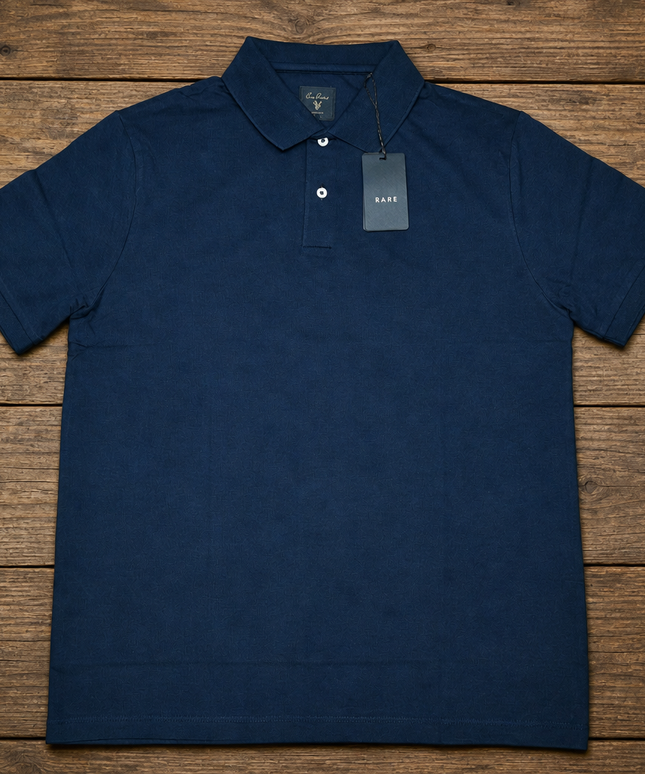 Rare Rabbit Polo T-shirt-Navy Blue