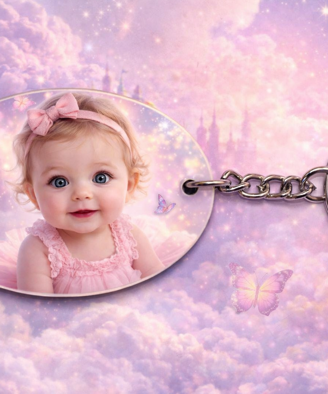 Sublimation Ovel Key Chain