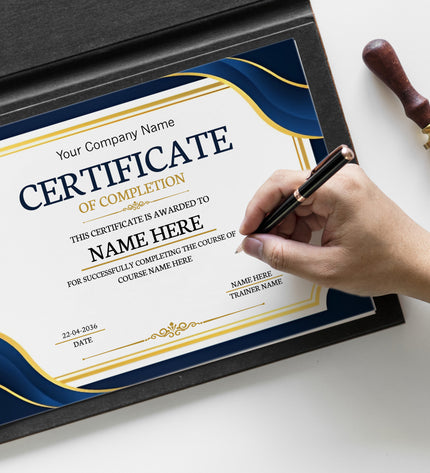 A4 Customised Certificates